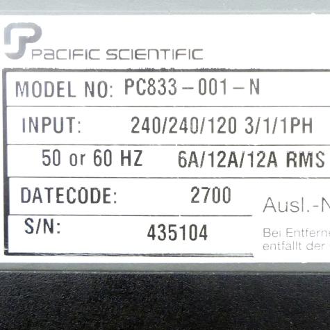 Brushless servo drive  Used