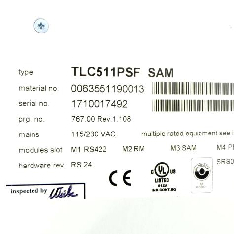 Twin Line step motor control IP54 TLC511PSF RS422/RM/SAM/PBDP/HBC Used