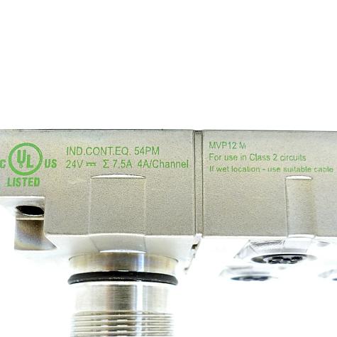 MVP-Metall, 8xM12, 5pol,  Gebraucht