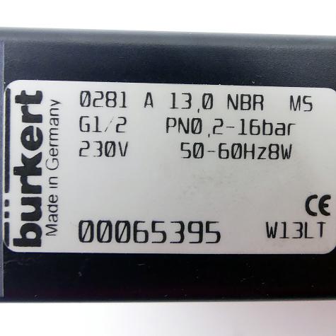 2/2 Servo controlled solenoid valve  