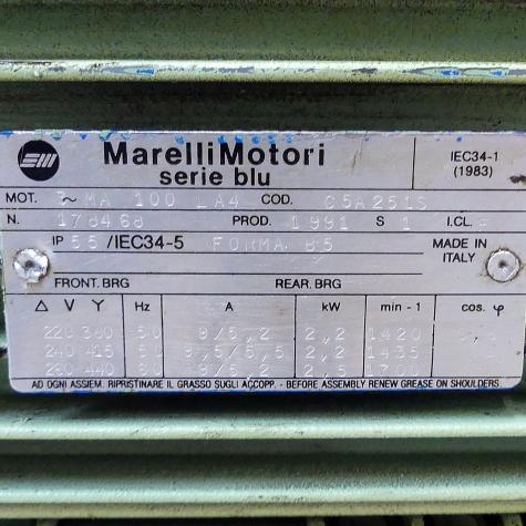 Drehstrommotor MA 100 LA Gebraucht