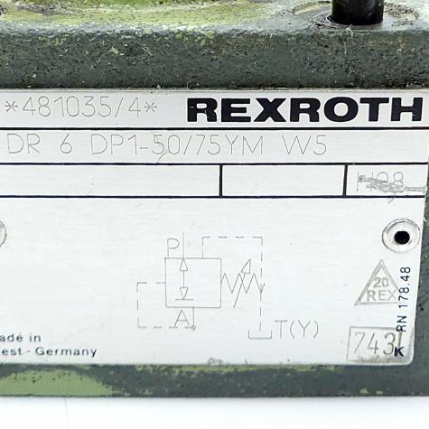 Pressure reducing valve W5 DR 6 DP1-50/75YM  Used