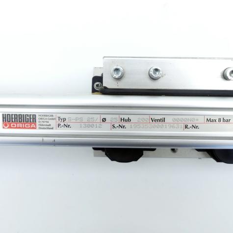 Kolbenstangenloser Zylinder S-PS 25/ Gebraucht