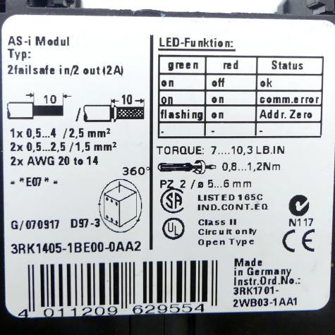ASIsafe SlimLine Modul  Neu