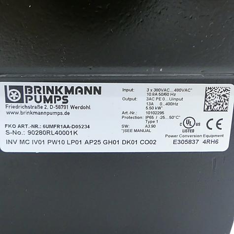 frequency converter INV MC IV01 PW10 LP01 AP25 GH01 DK01 CO02 