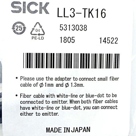 LWL-Sensor LL3-TK16 Neu OVP