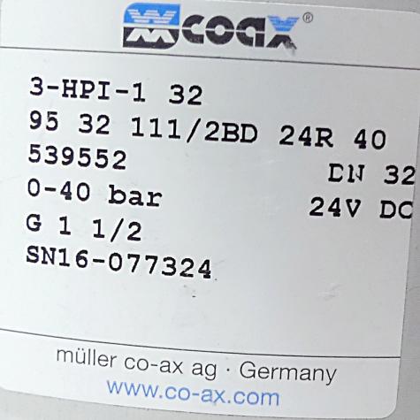 Druckregelventil 3-HPI-1 32 3-HPI-1 32  Neuwertig