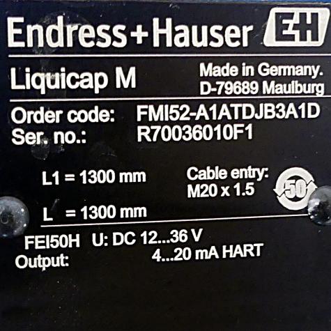 Capacitive level meter Liquicap M 