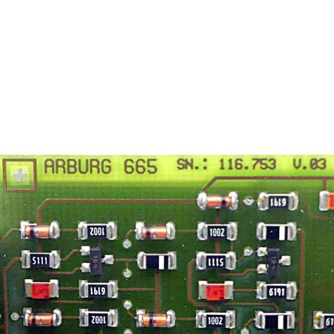Leistungsbusplatine SN. 116.763 V.03 Gebraucht