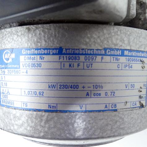 Gear motor 3DF56C-4 Used