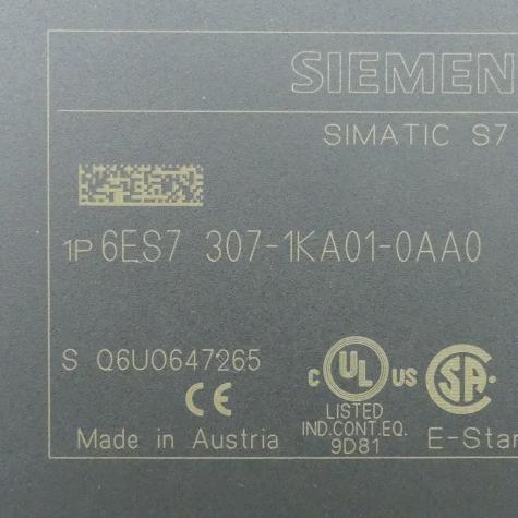 SIMATIC S7-300 Regulated Power Supply PS307  