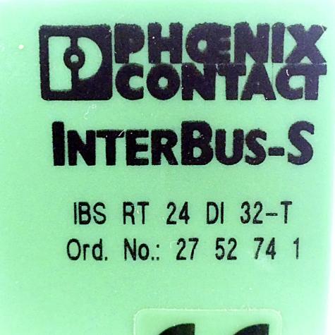 INTERBUS-RT-Digital-Eingabemodul IBS RT 24 DI 32-T Gebraucht