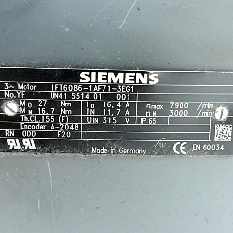 Bürstenloser Servomotor  Gebraucht