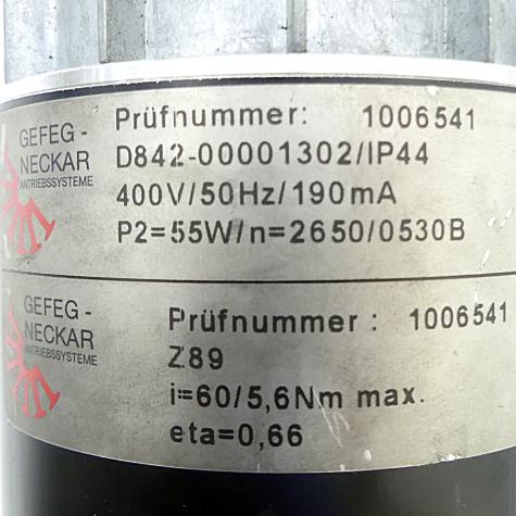 Gear motor Z89 Used
