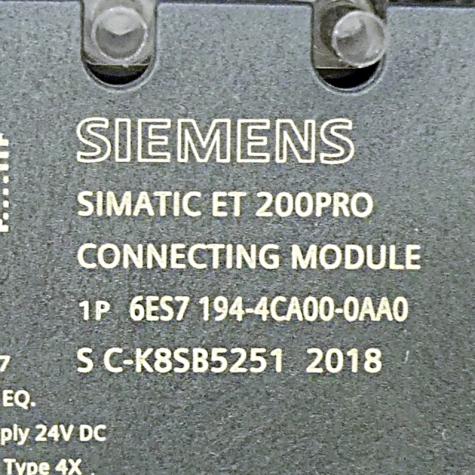 Connection module for digital and analog electronic modules  