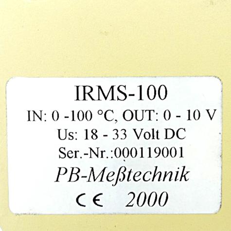 Sensor IRMS-100 Neu