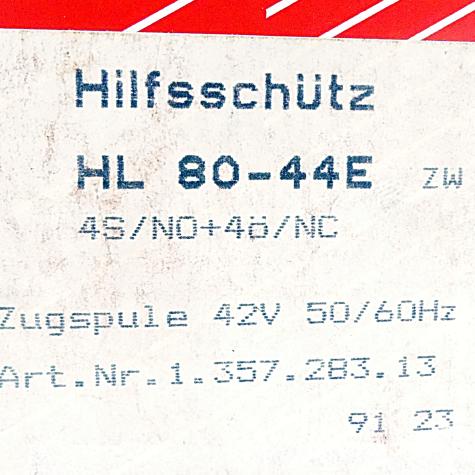 Hilfsschütz HL 80-44E Neu OVP