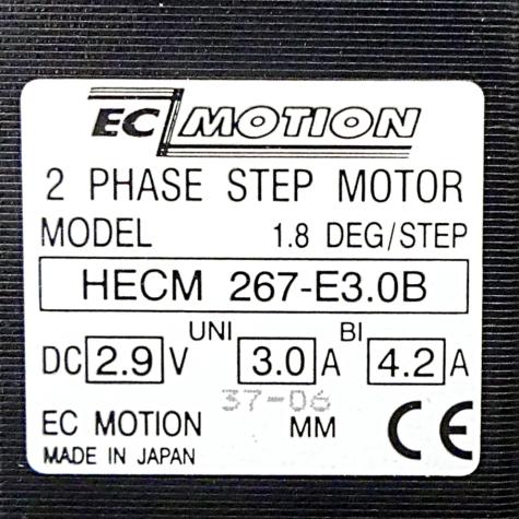 NEMA24 2-Phasen-Schrittmotor 1.8° 1.75Nm Litzen:8 3.0A 2-Wellenenden:8mm  Neu OVP