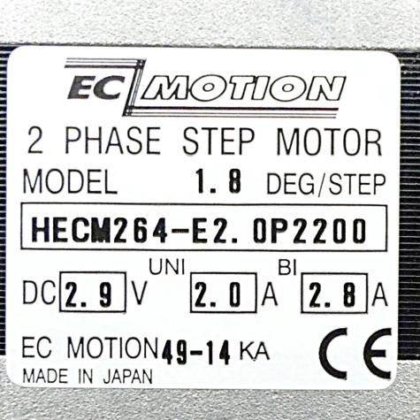 NEMA24 2-Phasen-Schrittmotor 1.8° 0.85Nm Litzen:8 2.0A  Frontwelle:8mm Encoder Line Driver  Neu OVP