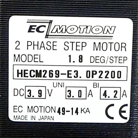 NEMA24 2-Phasen-Schrittmotor 1.8° 2,45Nm Litzen:8 3.0A Frontwelle:8mm Encoder Line Driver  Neu OVP