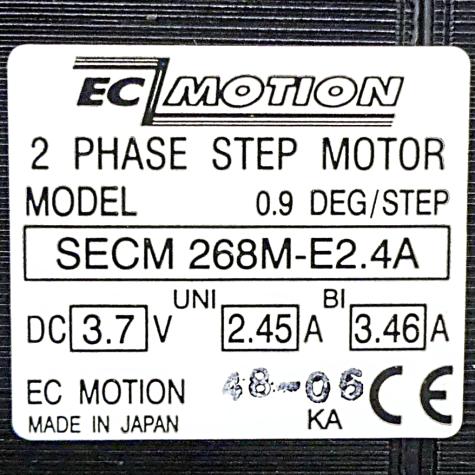 NEMA23 2-Phasen-Schrittmotor 0.9° 1.45Nm Litzen:8 2.45A Frontwelle:6.35mm  Neu OVP