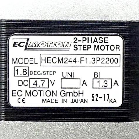 NEMA17 2-Phasen-Schrittmotor 1.8° 0.5Nm Litzen:4 1.3A Frontwelle:5mm Encoder Line Driver  Neu OVP