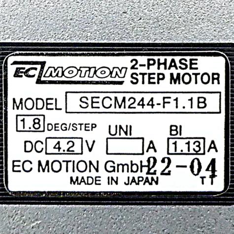NEMA17 2-Phasen-Schrittmotor 1.8° 0.37Nm Litzen:4 1.13A 2-Wellenenden:5mm  Neu OVP