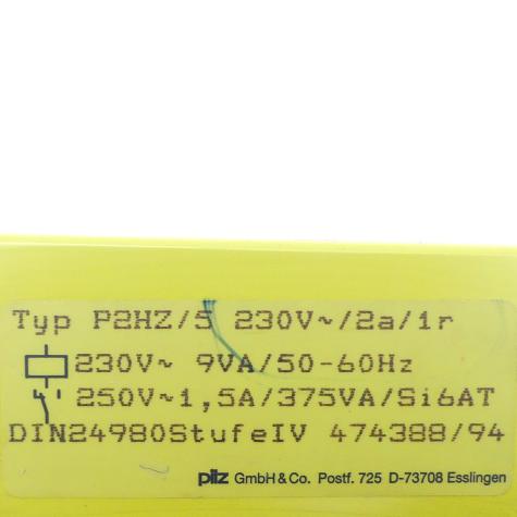 Sicherheitsrelais P2HZ/5 Neuwertig