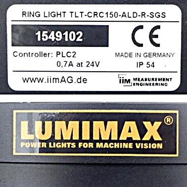 Ring light TLT-CRC150-ALD-R-SGS Used