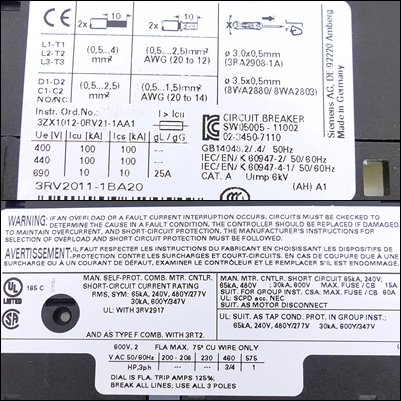 Circuit breaker 3RV2011-1BA20 
