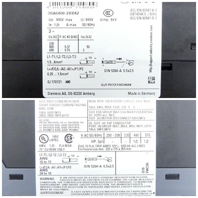 SURIUS Kompaktabzweig Direktstarter für IO-Link 3RA6400-2BB42 Gebraucht