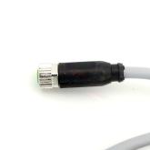 M8 female 0° A-cod. with cable  New FS