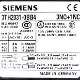 Control relay 3TH2031-0BB4 New open Box