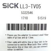 Fibre-optic sensor LL3-TV05 New FS
