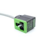 Ventilstecker MSUD B-10mm mit Kabel PUR-JZ 3x0,75 gre< UL,CSA+ drag chain 3m Neu OVP