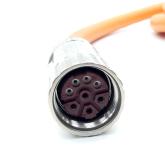 AC-Servo Motorkabel 4x2,5mm²+2x1,0mm² 3m E170315 Neu OVP
