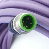 Profibus Kabel M12 St. 0° / M12 Bu. 0° B-kod. geschirmt  Neu OVP