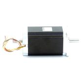 NEMA34 2-Phasen-Schrittmotor 1.8° 7.2Nm Litzen:8 6.4A 2-Wellenenden:14mm  Neu OVP