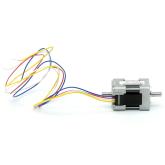 NEMA08 2-phase stepper motor 1.8° 0.017Nm Strands: 4 0.5A 2 shaft ends: 4mm  New FS