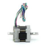 NEMA11 5-Phasen-Schrittmotor  0.72° ?Nm Litzen:5 0.8A 2-Wellenenden:?mm  Neu OVP