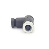 M12 female 90° A-cod. screw terminal  New FS