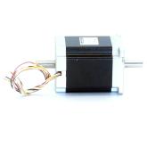 NEMA34 2-Phasen-Schrittmotor 1.8° 5.4Nm Litzen:8 4.5A  2-Wellenenden:14mm  Neu OVP