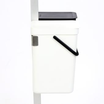 2 Pcs. Waste Container à 12 Liter with holder 