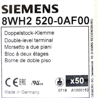 50 Stück Doppelstock-Klemme 