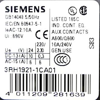 10 Pieces Auxiliary switch block 
