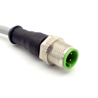 T-Coupler M12 female/M12 male+cable+M12 male A-cod 