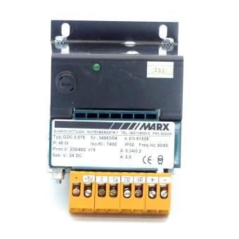 Single-phase power supply unit GDC 0,075 