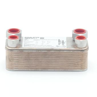 Plate heat exchanger B5THx20/1P-SC-M 2x3/4"INT HEX+2x1/2"INT HEX 