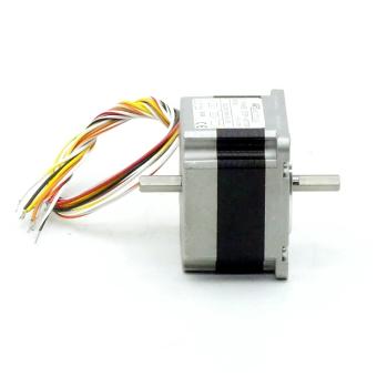 NEMA23 2-Phasen-Schrittmotor 1.8° 0.39Nm Litzen:8 3.0A 2-Wellenenden:6.35mm  
