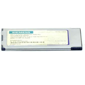 Sinumerik 840D 8MB PCMCIA Card  Neuwertig